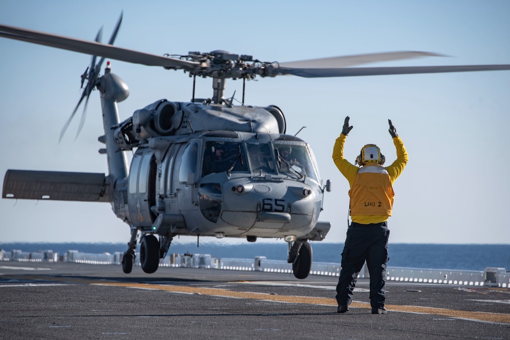 USS ESSEX Sea Operations