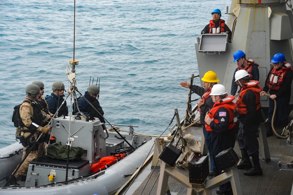 Williams Conducts Operations in the Atlantic