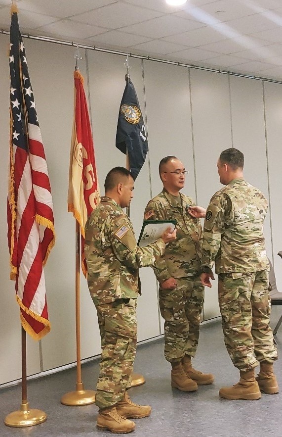 Change of Stole Ceremony for the 124th Chaplain Detachment