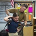 USS Oklahoma City Sailors Volunteer at Elementary School