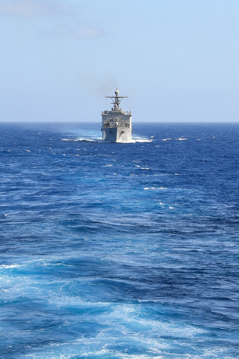 USS America conducts operation with Theodore Roosevelt with carrier strike group