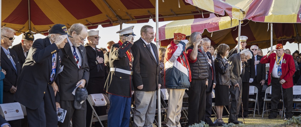 Iwo Jima veterans mark 75 years since legendary battle at final tribute ceremony at Camp Pendleton