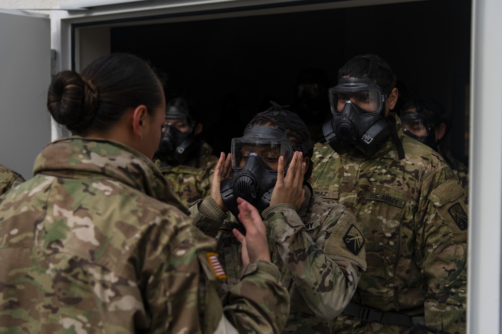 16th SB Soldiers conduct CBRN training