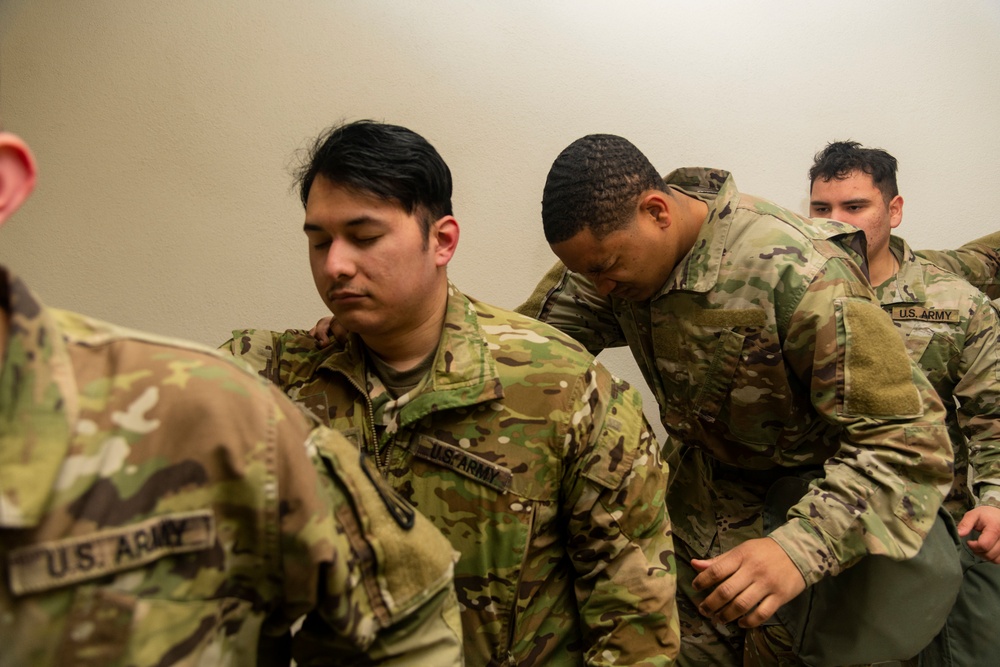 16th SB Soldiers conduct CBRN training