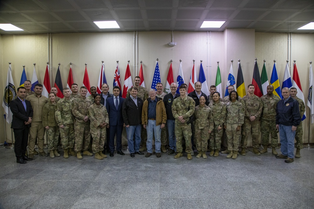 Senators and representatives visit Erbil Air Base