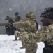 Military Police train through harsh weather