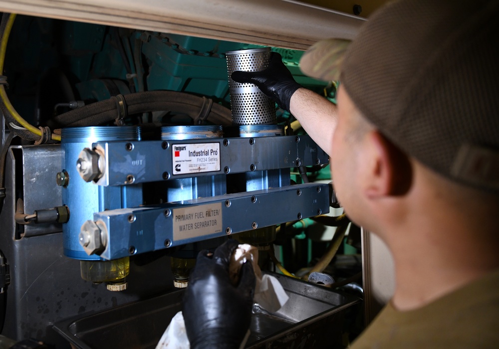 Preserving the power: Airmen maintain generators in Niger