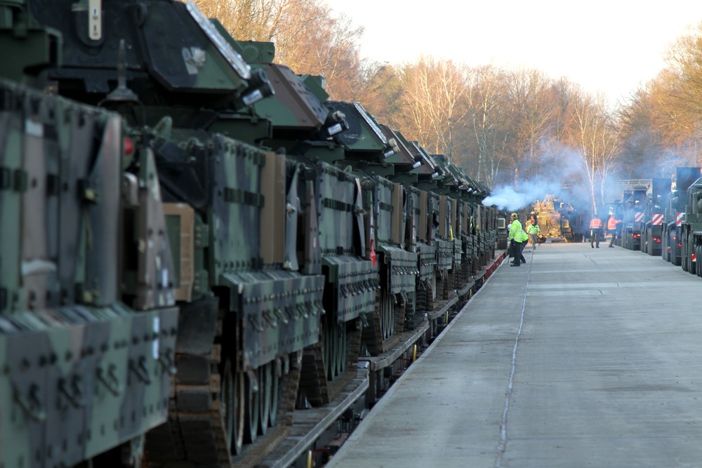 U.S. Army Reserve Soldiers conduct push pull operations for DEFENDER-Europe 20