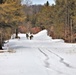 Fort McCoy Cold-Weather Operations Course Class 20-03 students practice snowshoeing, ahkio sled use