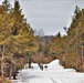 Fort McCoy Cold-Weather Operations Course Class 20-03 students practice snowshoeing, ahkio sled use