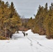 Fort McCoy Cold-Weather Operations Course Class 20-03 students practice snowshoeing, ahkio sled use