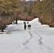 Fort McCoy Cold-Weather Operations Course Class 20-03 students practice snowshoeing, ahkio sled use