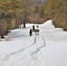 Fort McCoy Cold-Weather Operations Course Class 20-03 students practice snowshoeing, ahkio sled use