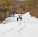Fort McCoy Cold-Weather Operations Course Class 20-03 students practice snowshoeing, ahkio sled use