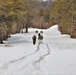 Fort McCoy Cold-Weather Operations Course Class 20-03 students practice snowshoeing, ahkio sled use