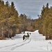 Fort McCoy Cold-Weather Operations Course Class 20-03 students practice snowshoeing, ahkio sled use