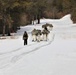 Fort McCoy Cold-Weather Operations Course Class 20-03 students practice snowshoeing, ahkio sled use