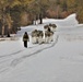 Fort McCoy Cold-Weather Operations Course Class 20-03 students practice snowshoeing, ahkio sled use