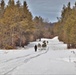 Fort McCoy Cold-Weather Operations Course Class 20-03 students practice snowshoeing, ahkio sled use