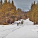 Fort McCoy Cold-Weather Operations Course Class 20-03 students practice snowshoeing, ahkio sled use