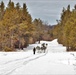 Fort McCoy Cold-Weather Operations Course Class 20-03 students practice snowshoeing, ahkio sled use