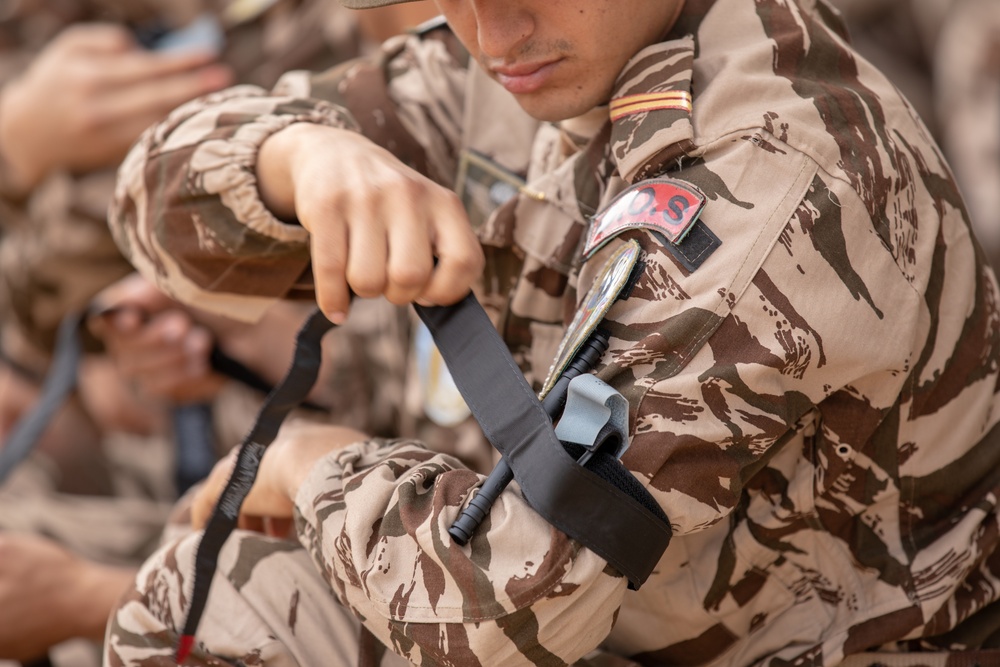 Moroccans hone tactical combat casualty care skills at Flintlock 20