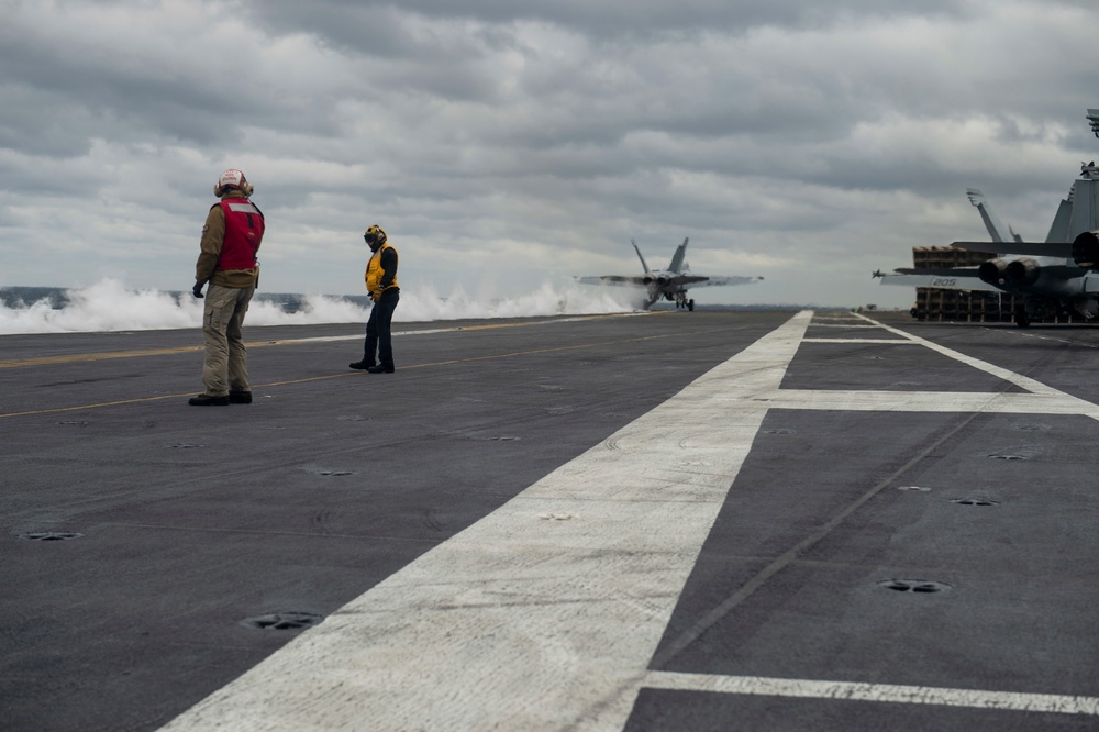 Ike Conducts Operations in the Atlantic