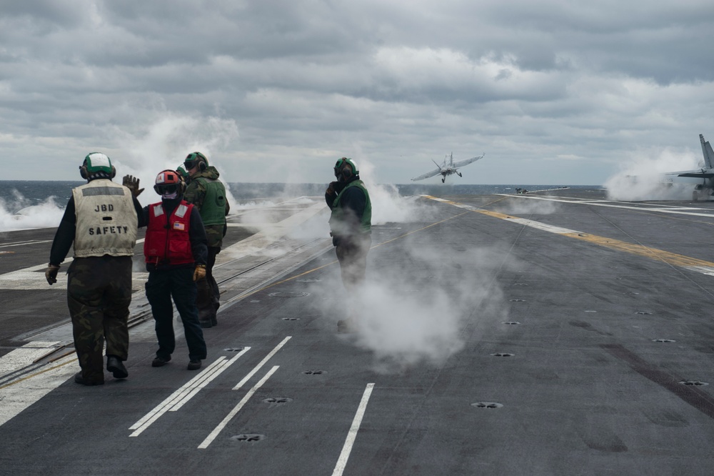 Ike Conducts Operations in the Atlantic