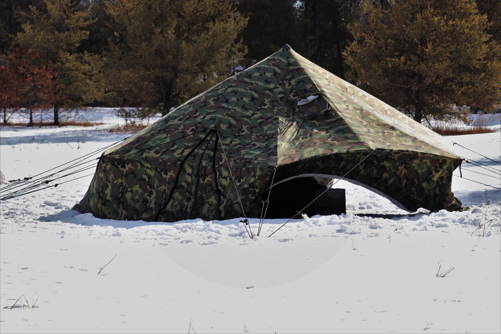 Cold-Weather Operations Course bivouac training operations at Fort McCoy