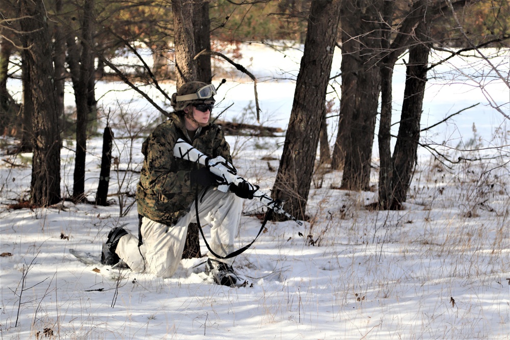 Cold-Weather Operations Course bivouac training operations at Fort McCoy