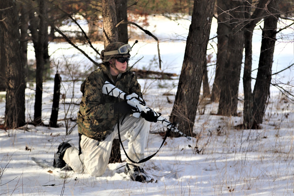 Cold-Weather Operations Course bivouac training operations at Fort McCoy