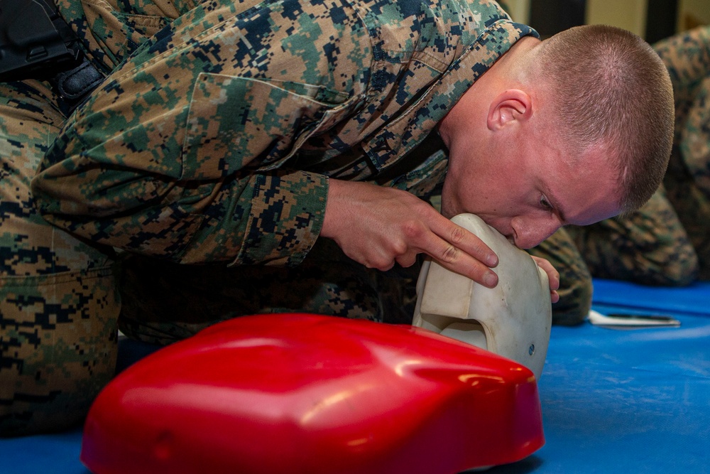 SES Bn. Marines participate in pre-service training