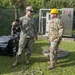 U.S. Navy Seabees with NMCB-5 replace a generator with 18th Civil Engineer Squadron