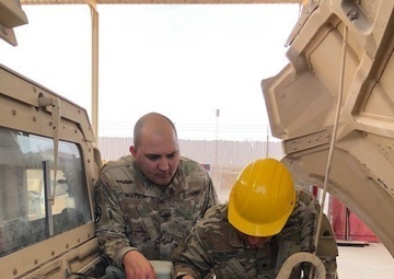 Soldier from Fort Knox Reforms Maintenance Standards in Qatar
