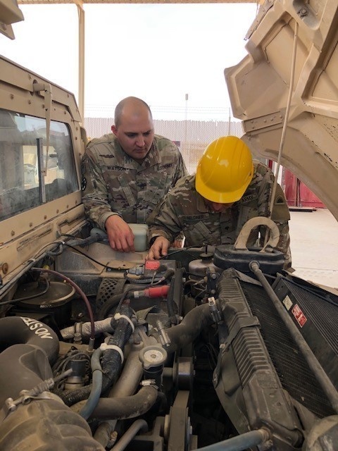 Soldier from Fort Knox Reforms Maintenance Standards in Qatar