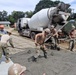 U.S. Navy Seabees deployed with NMCB-5’s Detail Palawan continue construction on Malatgao Elementary School