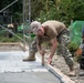U.S. Navy Seabees deployed with NMCB-5’s Detail Palawan continue construction on Malatgao Elementary School