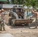 U.S. Navy Seabees deployed with NMCB-5’s Detail Palawan continue construction on Malatgao Elementary School