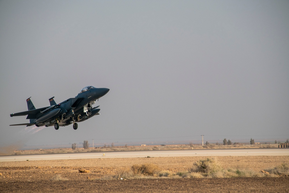 F-15E Strike Eagle Takeoff