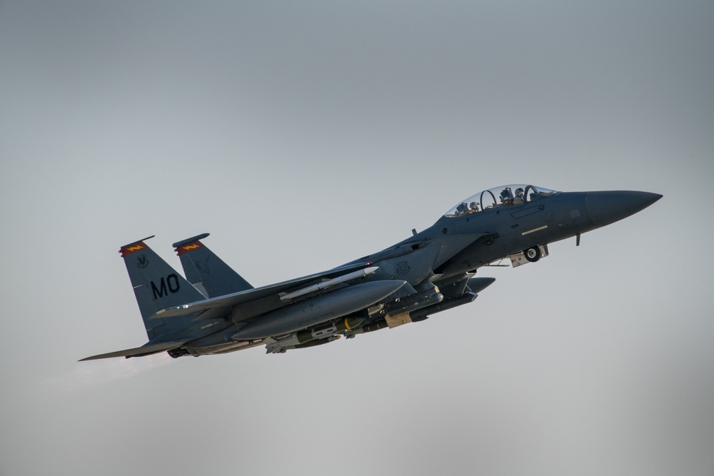 F-15E Strike Eagle Takeoff