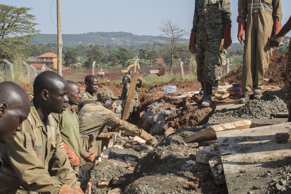 U.S. Marines Assist Uganda People's Defence Force