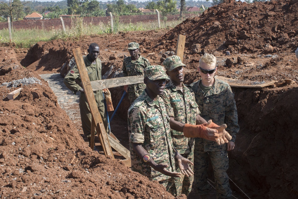 U.S. Marines Assist Uganda People's Defence Force