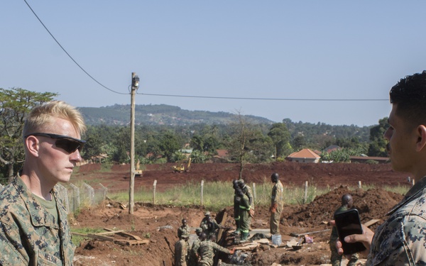 U.S. Marines Assist Uganda People's Defence Force