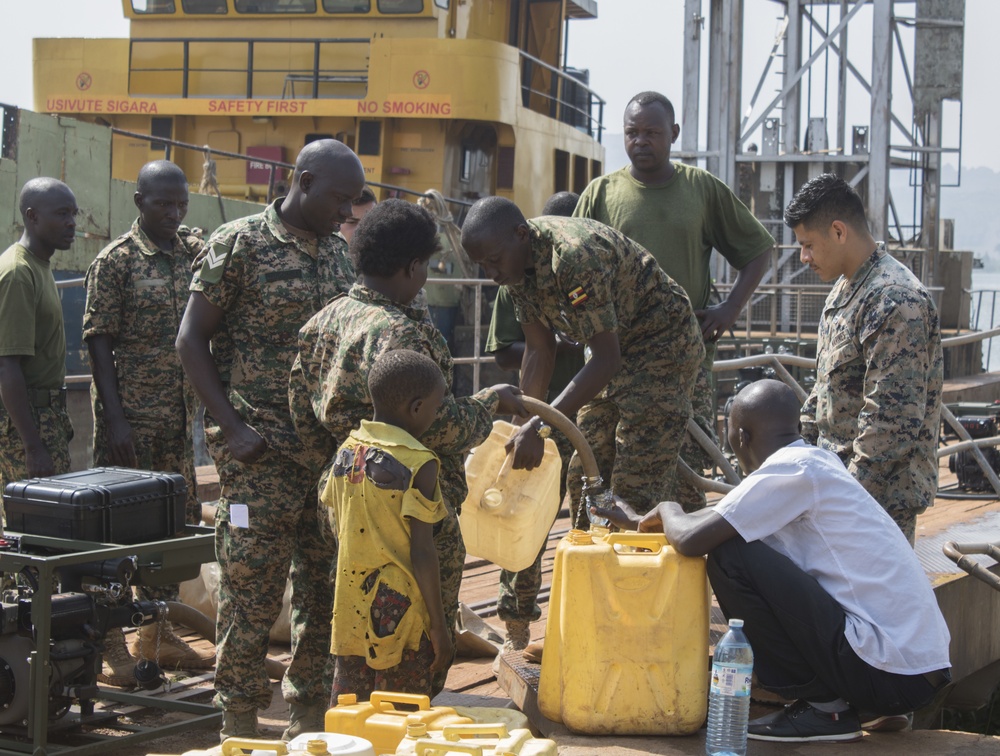 U.S. Marines Assist Uganda People's Defence Force