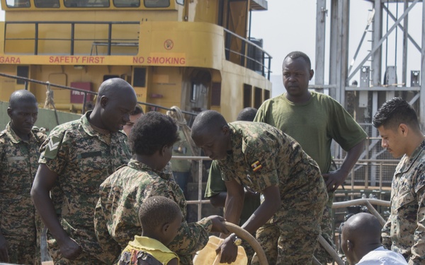 U.S. Marines Assist Uganda People's Defence Force
