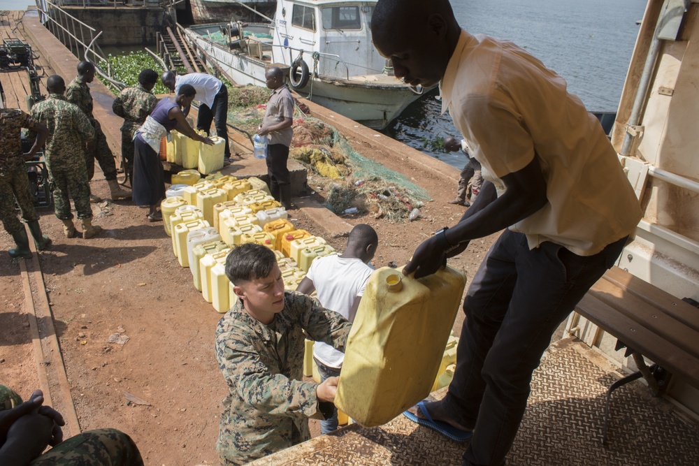 U.S. Marines Assist Uganda People's Defence Force