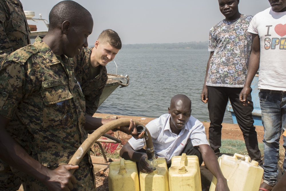 U.S. Marines Assist Uganda People's Defence Force