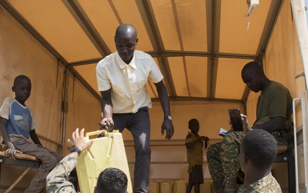 U.S. Marines Assist Uganda People's Defence Force