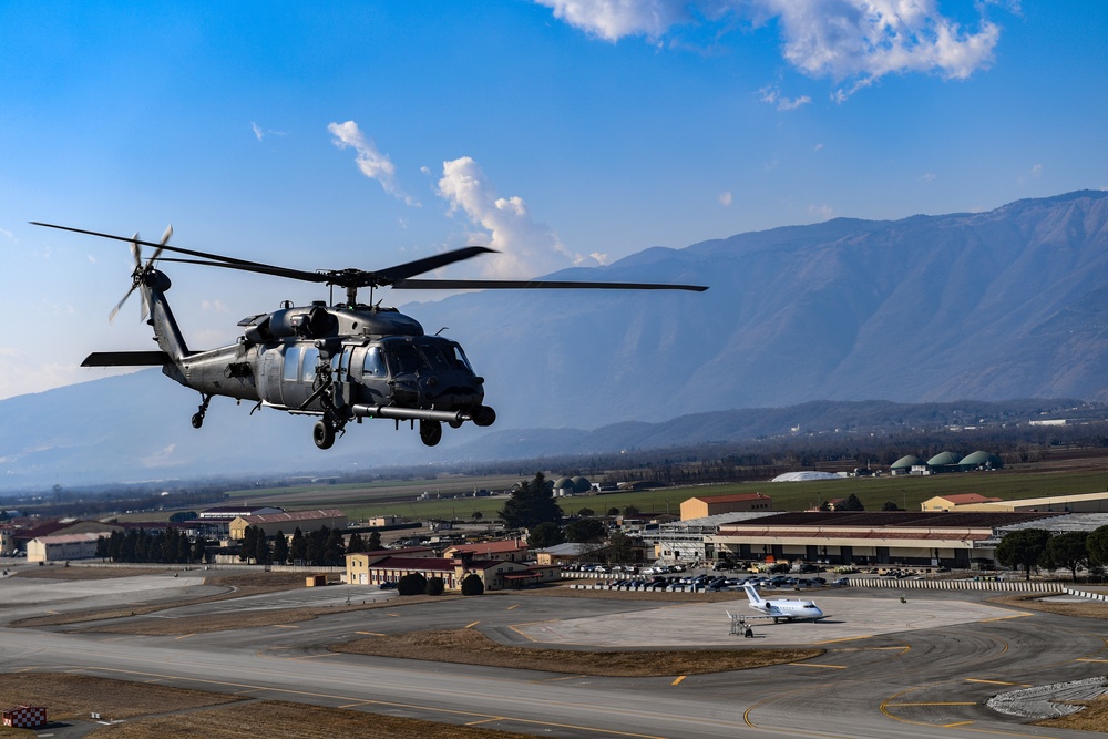 HH-60G's Fly at Aviano