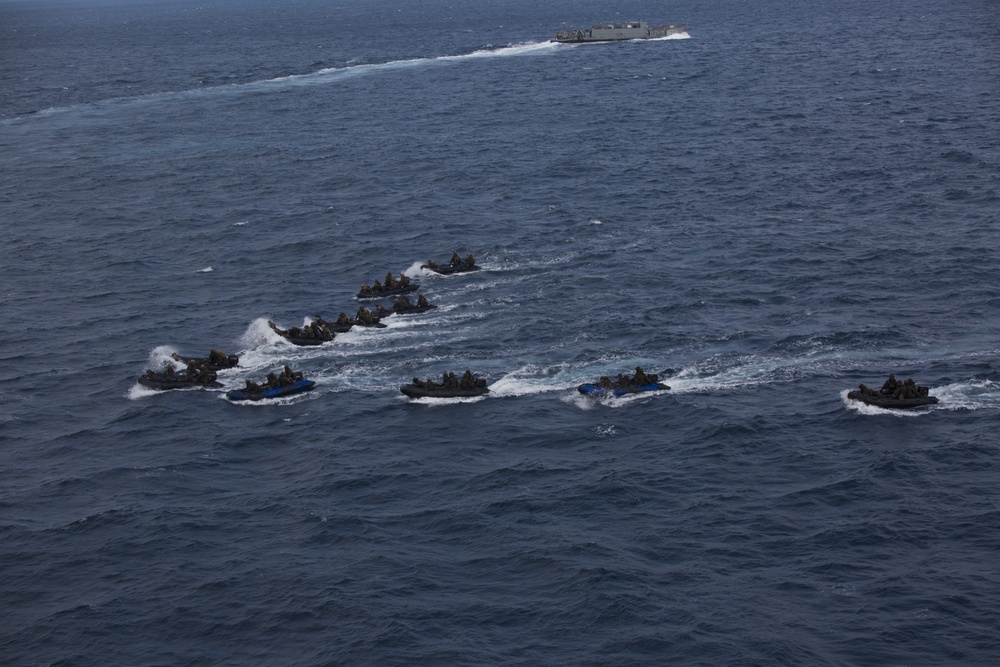 31st MEU Marines conduct bilateral small-boat raid with the Japan Amphibious Rapid Deployment Brigade